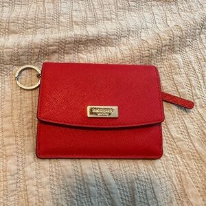 Red kate spade wallet